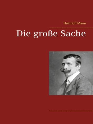 cover image of Die große Sache